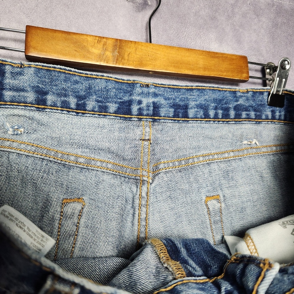 Levi's 505 Regular Fit Mens Jeans size 36‎ 38x29 Blue Straight Leg Classic Denim - Picture 11 of 14